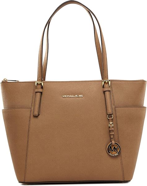 michael kors saffiano bag large|Michael Kors jet setter bag.